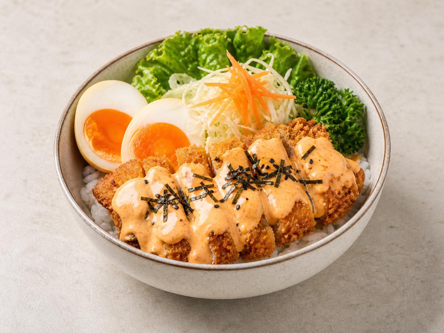 Chicken Katsu Mentai Rice Bowl